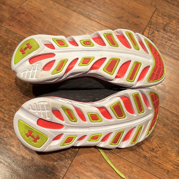 Women’s Under Armour Spine Shoes Size 8.5 US Grey/Pink No Box Great Condition🔥 - Picture 6 of 6